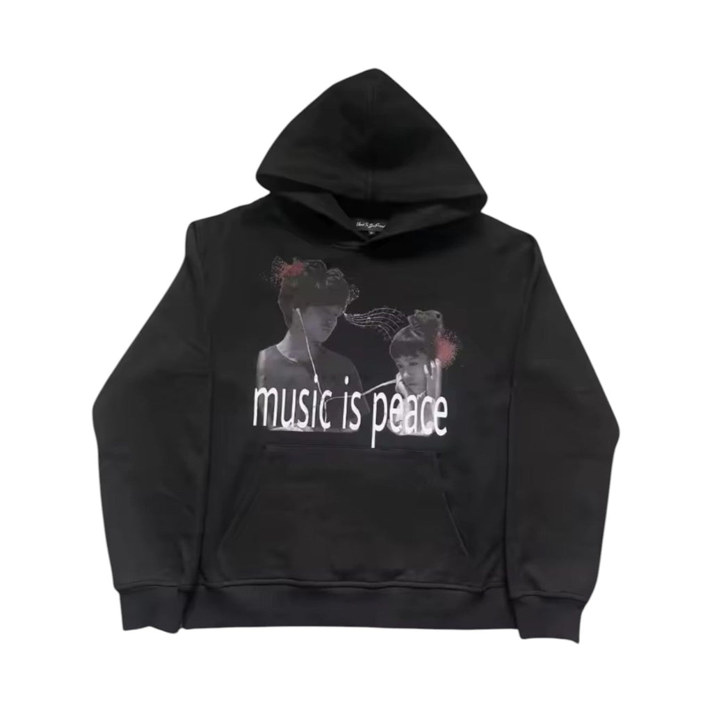SWEAT À CAPUCHE « MUSIQUE » 𖦏