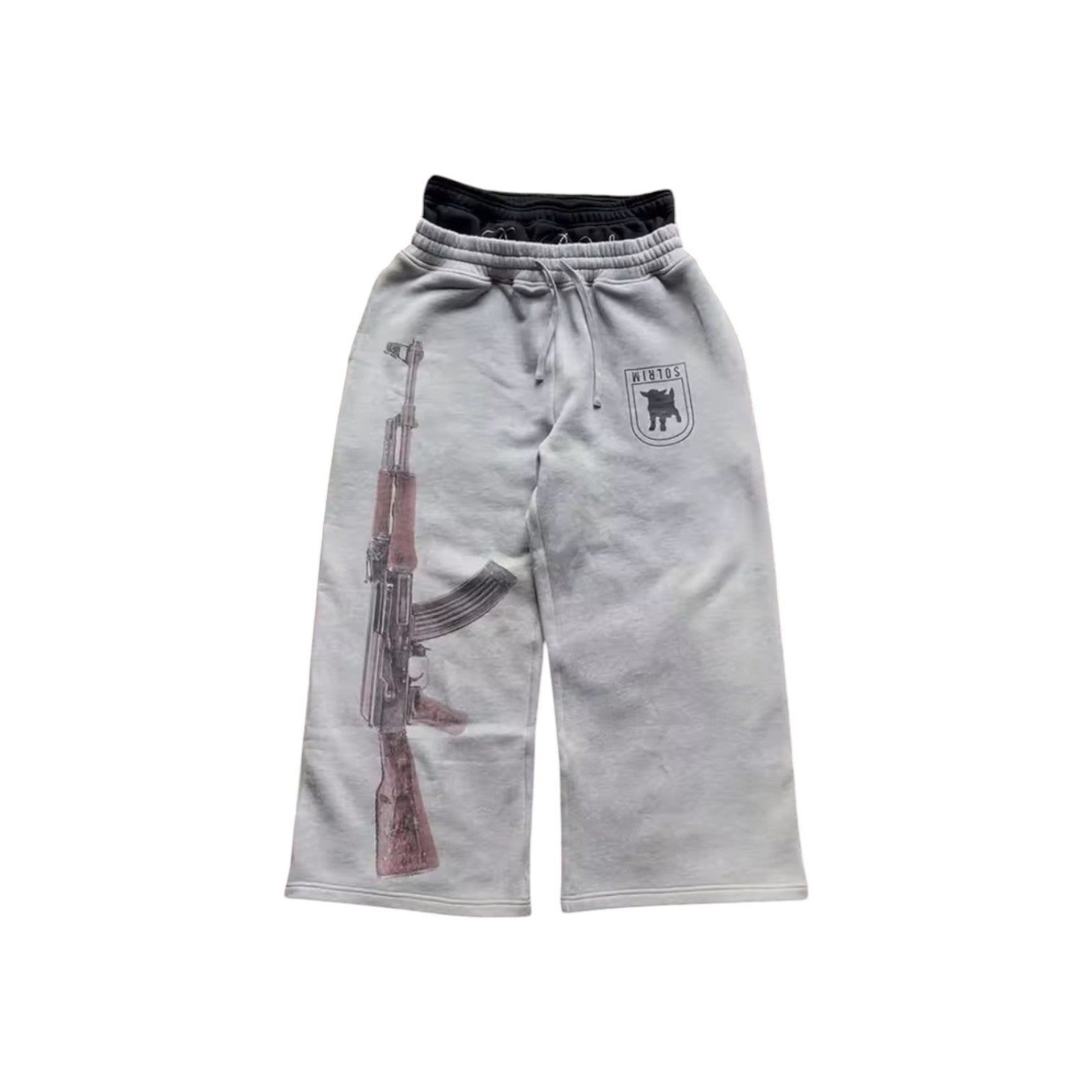 ‘AKSHOTZ’ SWEATPANTS𖦏