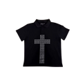 T-SHIRT « CROIX CLOUTÉE » 𖦏