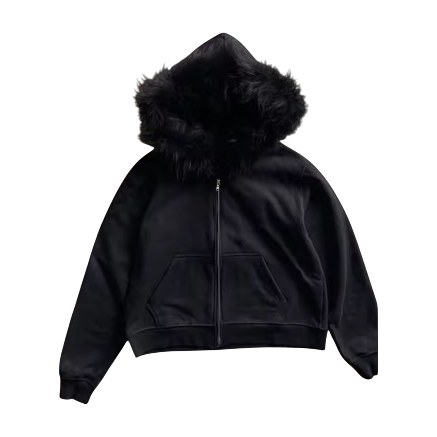 SWEAT À CAPUCHE « BLXCK FUR » 𖦏