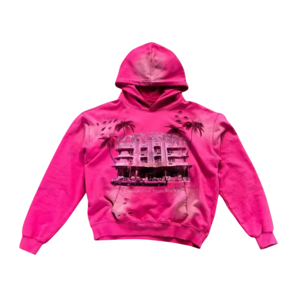SWEAT À CAPUCHE « SEUL À MIAMI » 𖦏