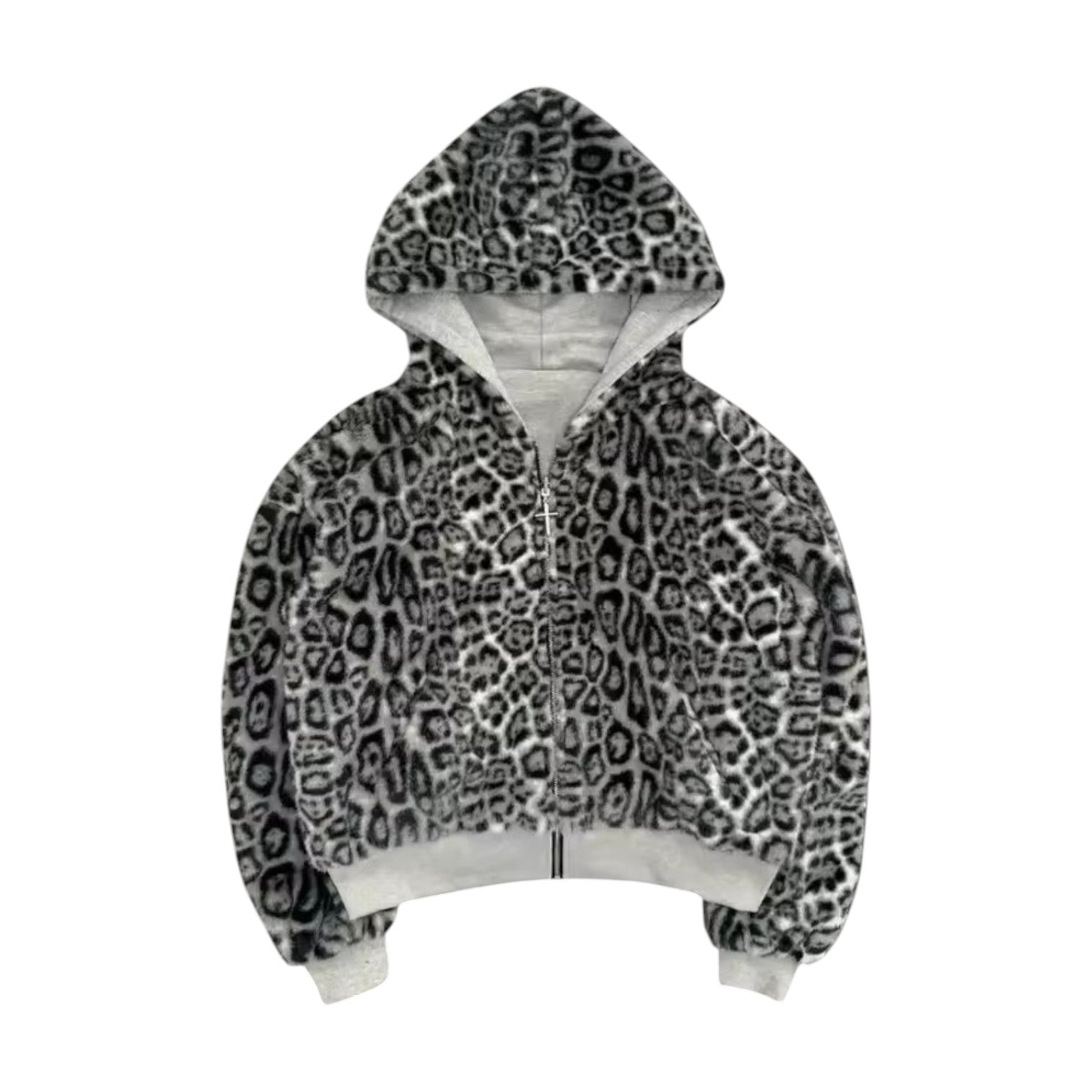 SWEAT À CAPUCHE « LÉOPARD » 𖦏