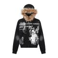 ‘HALO’ FUR ZIP UP 𖦏