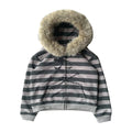 ‘PAROLE’ FUR ZIP UP 𖦏
