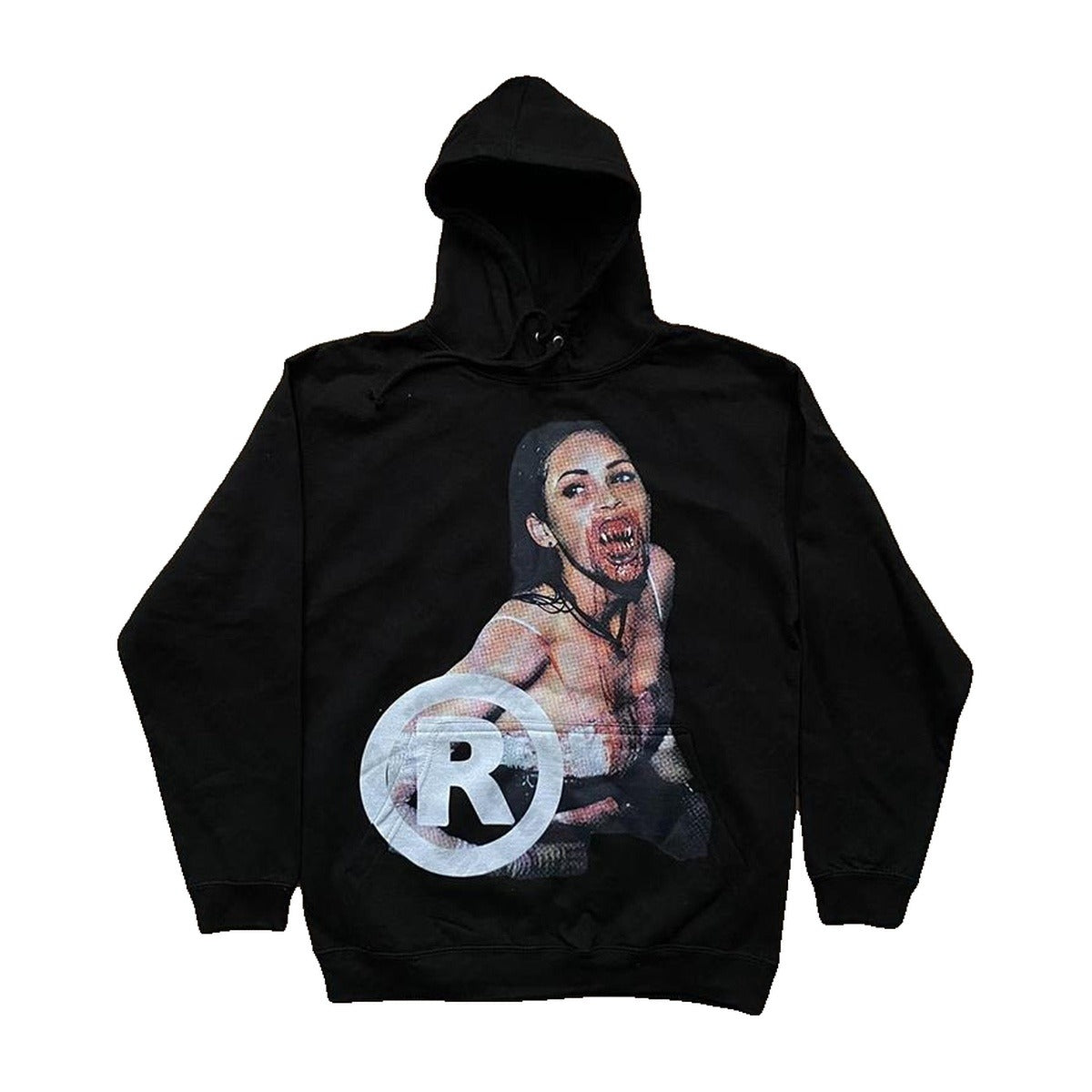 ‘VAMPYRE’ hoodie – black hoodie, vampire photo print